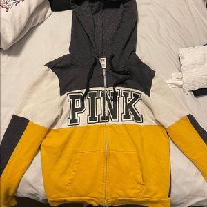PINK zip-up sweatshirt